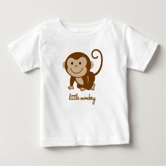 Camiseta Para Bebê macaco