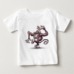 Camiseta Para Bebê Macaco
