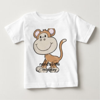 Camiseta Para Bebê macaco, o macaco pequeno de Nana