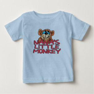 Camiseta Para Bebê Macaco Pequeno da Nana
