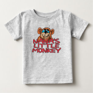 Camiseta Para Bebê Macaco Pequeno da Nana