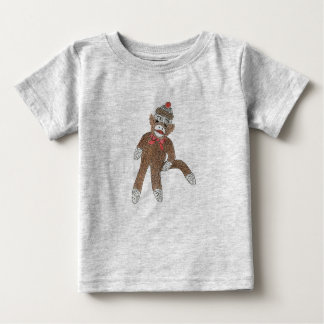 Camiseta Para Bebê Macaco Sock