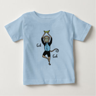 Camiseta Para Bebê Macaco Yoga - Roupa De Yoga Bebê