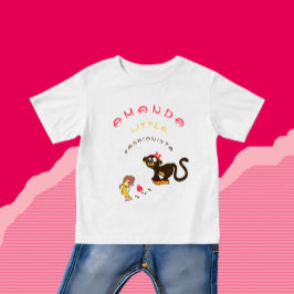Camiseta Para Bebê Macaquinho