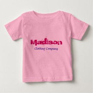 Camiseta Para Bebê Madame Name Clothing Company Baby Shirts