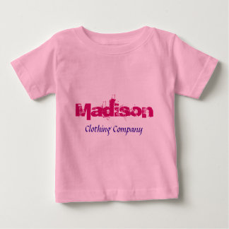 Camiseta Para Bebê Madame Name Clothing Company Baby Shirts