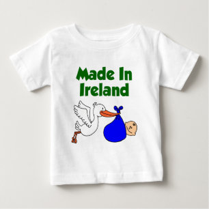 Camiseta Para Bebê Made In Ireland (Boy)