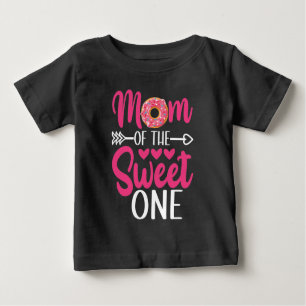 Camiseta Para Bebê Mãe da Rosquinha Doce de Uma Prensada