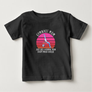 Camiseta Para Bebê Mãe de Ginasta