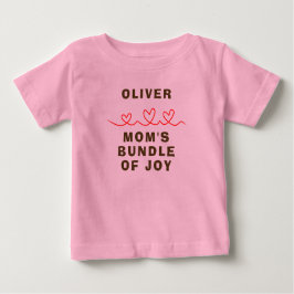 Camiseta Para Bebê Mãe de Joy T-Shirt