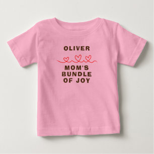 Camiseta Para Bebê Mãe de Joy T-Shirt