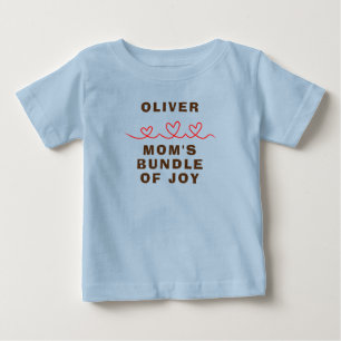 Camiseta Para Bebê Mãe de Joy T-Shirt