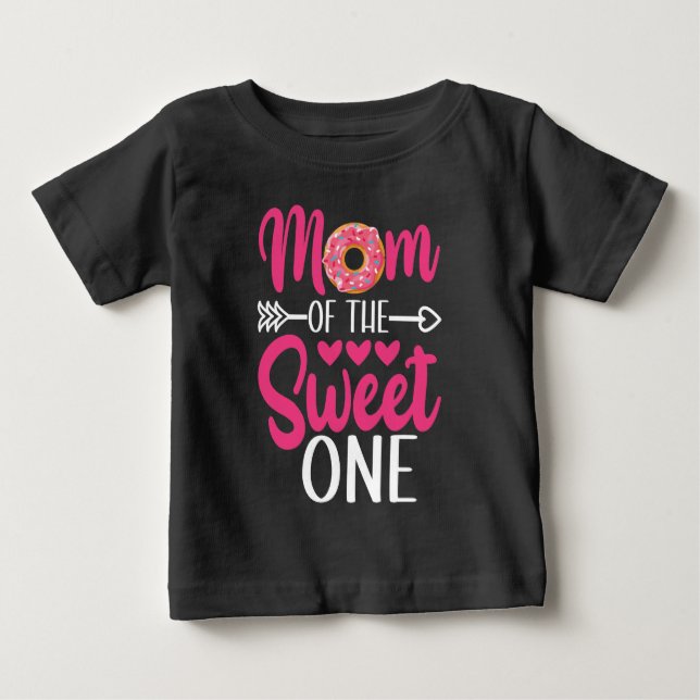 Camiseta Para Bebê Mãe do Doce Sprinkles Donut (Frente)