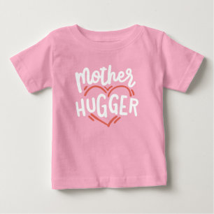 Camiseta Para Bebê Mãe Hugger