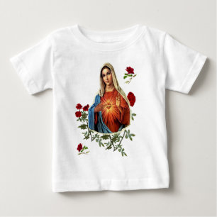 Camiseta Para Bebê Mãe Mary T-Shirt