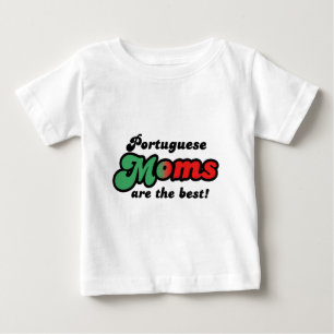 Camiseta Para Bebê Mães portuguesas