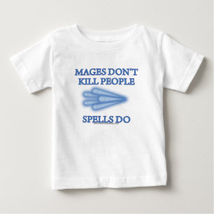 Camiseta Para Bebê Mages não mata pessoas…