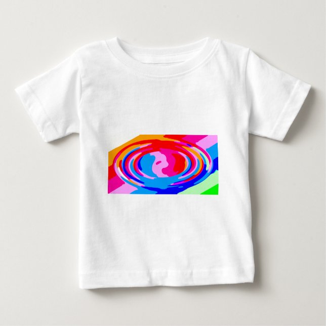 Camiseta Para Bebê Magia arco-íris (Frente)