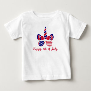 Camiseta Para Bebê Magia Unicórnio Com Espingarda Estelar
