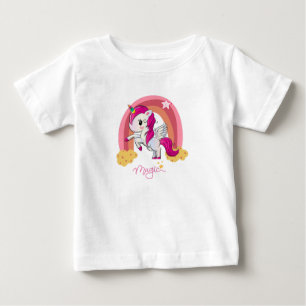 Camiseta Para Bebê Magic Unicorn Fan Club