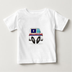 Camiseta Para Bebê Mail Truck KENTUCKY