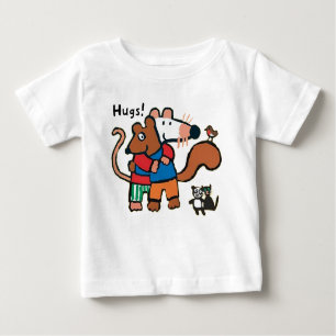 Camiseta Para Bebê Maisy dê Cyril a Hug