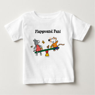 Camiseta Para Bebê Maisy e Dotty Seesaw no Playground