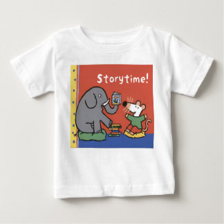 Camiseta Para Bebê Maisy e Eddie leem livros