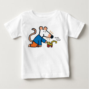 Camiseta Para Bebê Maisy Excavator Digger Scoop