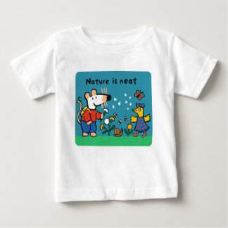 Camiseta Para Bebê Maisy Nature é Neat