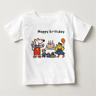 Camiseta Para Bebê Maisy Personalised Birthday