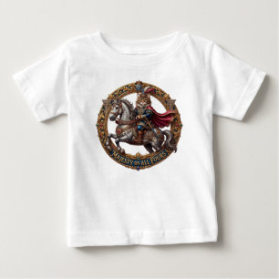 CAMISETA PARA BEBÊ MAJESTADE ÀS QUATRO PATAS