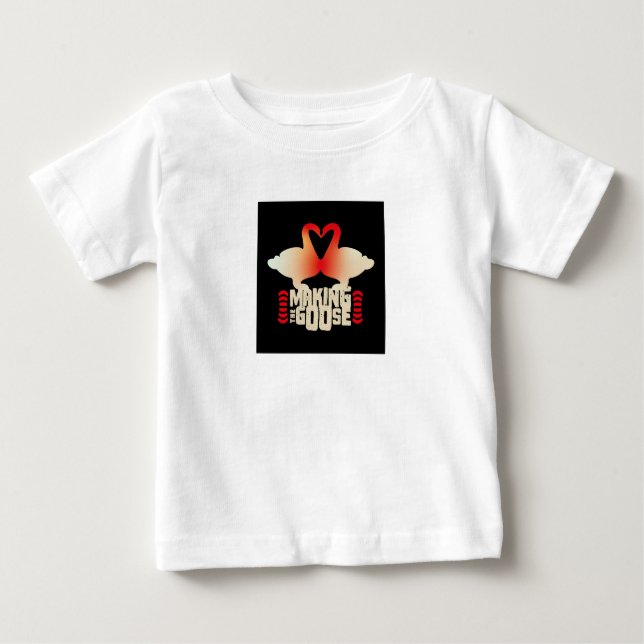 CAMISETA PARA BEBÊ MAKING THE GOOSE BY MASANSER PIXELAT (Frente)