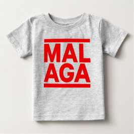 Camiseta Para Bebê Málaga 2