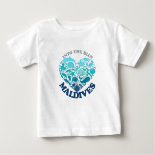 CAMISETA PARA BEBÊ MALDIVAS