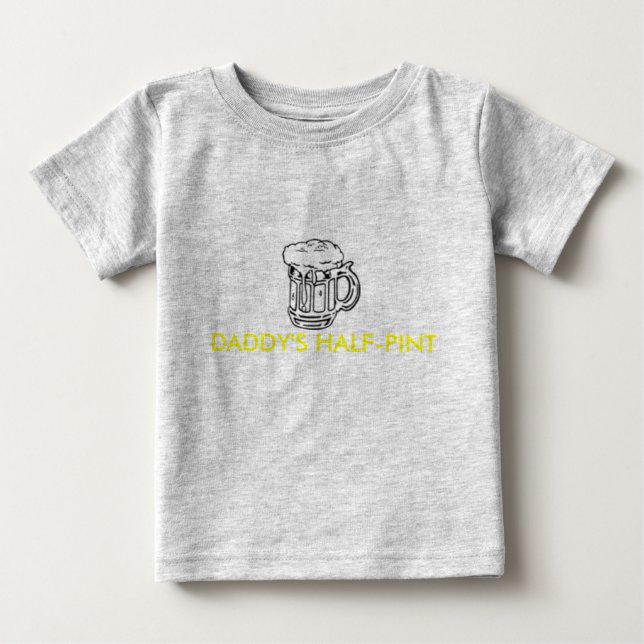 Camiseta Para Bebê MALF-PINT DO pai (Frente)