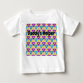 Camiseta Para Bebê Malha do Triângulo Bauhaus /