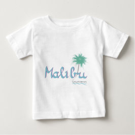 Camiseta Para Bebê Malibu, Camiseta de Bebê Cute da CA
