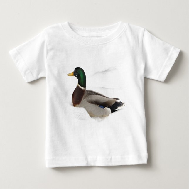 Camiseta Para Bebê Mallard Duck (Frente)