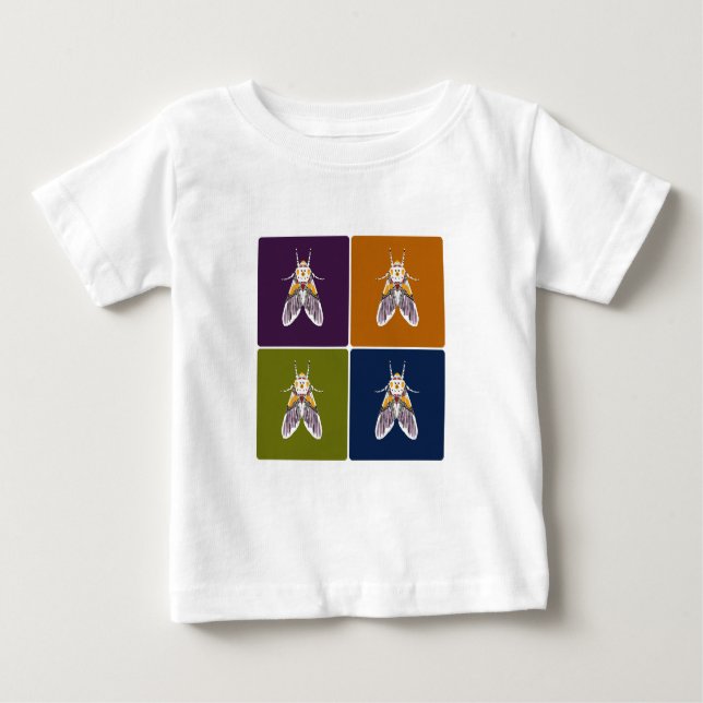 Camiseta Para Bebê Mama de Rosto Palhaço (Frente)