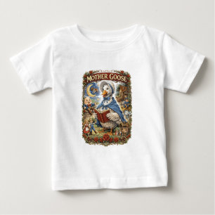 Camiseta Para Bebê Mama Gansa