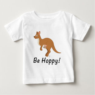 Camiseta Para Bebê Mama Kangaroo e Bebê
