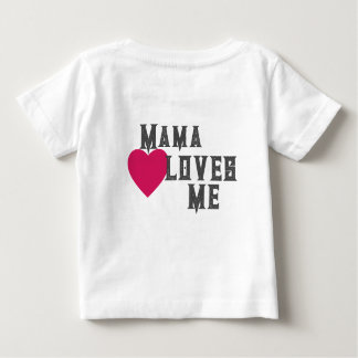 Camiseta Para Bebê Mama Loves