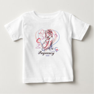 Camiseta Para Bebê Mama Personalizado 2026 Pés de Bebê Falso Lembranç