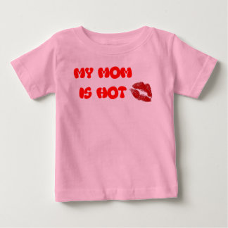 CAMISETA PARA BEBÊ MAMÃ QUENTE