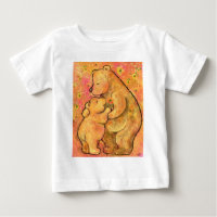 Mamãe e Bebê Urso - Abraço -