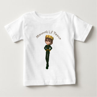 Camiseta Para Bebê Mamãe é Lil Prince Tee
