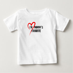 Camiseta Para Bebê Mamãe Engraçado Favorito, Toddler Shirt Kids Tee