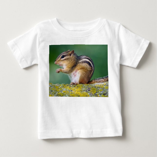 Camiseta Para Bebê Mamãe Esquilo (Frente)