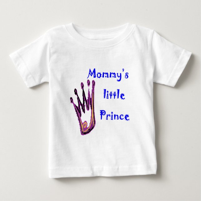 Camiseta Para Bebê Mamãe Little Prince (Frente)